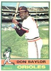 1976 Topps Baseball Cards      125     Don Baylor